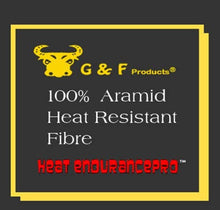 Load image into Gallery viewer, G &amp; F 1916 Heat Resistant Beauty Gloves for Curling and Flat Iron, Black, Sold by 1 Piece