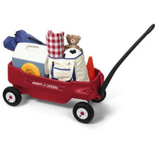 Load image into Gallery viewer, Radio Flyer Deluxe All-Terrain Pathfinder Wagon with Canopy All-terrain air tires for a smooth ride