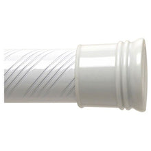 Load image into Gallery viewer, Zenna Home 804WW, Tension Swirl Shower Curtain Rod, 43 to 72-Inch, White