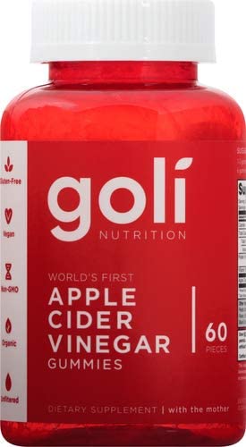 Goli Nutrition Goli nutrition World's First Apple Cider Vinegar Gummies 60 Count, 60 Count