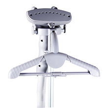 Load image into Gallery viewer, The Laundry POD LP401UPS Full Size Upright Clothes Steamer Wrinkle Release + Sterilizer for Garments, Laundry, Linen, Drapery + Cleaning with Quick Heat, Fabric Brush &amp; Hanger Silver