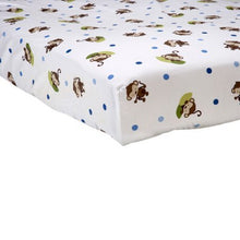 Load image into Gallery viewer, Little Bedding by NoJo 3 Little Monkeys 10pc Nursery in a Bag Crib Bedding Set, Blue