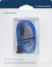 Load image into Gallery viewer, Insignia - 2&#39; Right-Angle Serial ATA 2.0 Cable - Black