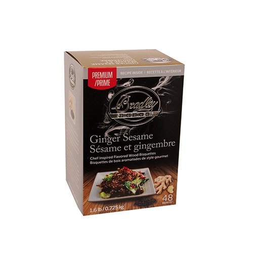 Bradley Smoker Ginger & Sesame Bisquettes (48 Pack)