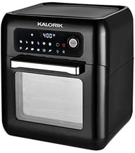 Load image into Gallery viewer, Kalorik AFO 44880 BK 6 QT XL Air Fryer Oven With 13 in 1 Cooking Options, 20 Recipes and 9 Accessories Including Rotisserie