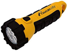 Load image into Gallery viewer, Toucan City LED Flashlight and Eagle 1 gal. Blue Poppy Interior Concrete Dye Stain Makes with Water from 8 oz. Concentrate EDIBP