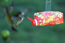 Load image into Gallery viewer, The Only Disposable/Recyclable, Ready-to-Use, Hummingbird Feeder-Prefllled w/Preservative and Dye Free"Exactly Like Flower" Nectar. Never Clean Another Feeder. Patented. (4 Pack) 44 FL OZ TOTAL