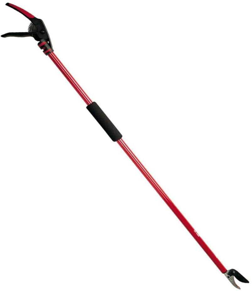 Corona Tools LR3460 46 Inch Long Reach Cut and Hold Manual Pole Tree Pruner, Red