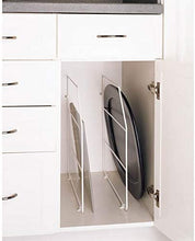Load image into Gallery viewer, Rev-A-Shelf 597-12CR-52 12" Bakeware Baking Sheet Tray Divider Organizer, Chrome
