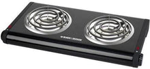 Load image into Gallery viewer, Black and Decker 2 burners Buffet Range Burner