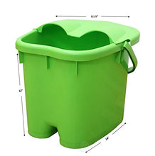 Load image into Gallery viewer, Foot Massage Spa Bath Bucket with Cover