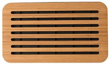 Load image into Gallery viewer, Berghoff Multi-Use Double-Sided Polyprop Cutting Board with Crumb Tray 38x22cm, Bamboo, Brown, 38.5 x 22.5 x 2.5 cm