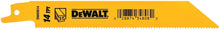 Load image into Gallery viewer, DEWALT DW4808B 6-Inch 14-TPI Straight Back Bi-Metal Reciprocating Saw Blade, Heavy Gauge Metal
