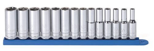 GEARWRENCH 80554 14 Piece 3/8-Inch Drive 6 Point Deep Metric Socket Set