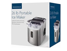 Load image into Gallery viewer, Insignia- 26-Lb. Portable Ice Maker Stainless Steel - New