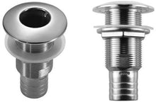 Load image into Gallery viewer, attwood Stainless Steel Thru-Hulls (Hosesize I.D.: 3/4 Flangedia: 1-7/8 Threado.D.\: 2 Threadlength\: 2 Totallength\: 3-3/4 Max Hullthickness: 1-5/8) Corporation