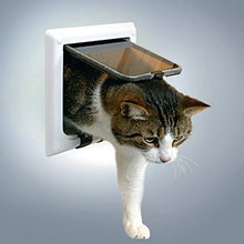 Load image into Gallery viewer, Trixie Pet Products 4-Way Locking Cat Door with Tunnel, White