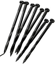 Load image into Gallery viewer, Landscape anchor spikes 9 inch Black (100 quantity)