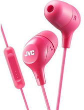 Load image into Gallery viewer, JVC Memory Foam Earbud Marshmallow Memory Foam Earbud with Mic Pink (HAFX38MP)