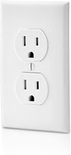 Load image into Gallery viewer, Leviton T5320-W 15 Amp, 125 Volt, Tamper Resistant, Duplex Receptacle, Residential Grade, Grounding