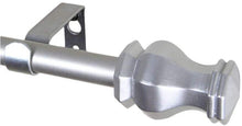 Load image into Gallery viewer, Rod Desyne Home Decorative Emelia Curtain Rod 28-48" - Satin Nickel