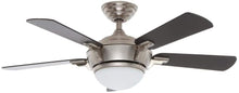 Load image into Gallery viewer, Hampton Bay 68044 Midili 44&quot; LED Indoor Brushed Nickel Ceiling Fan with Light Kit and Remote Control