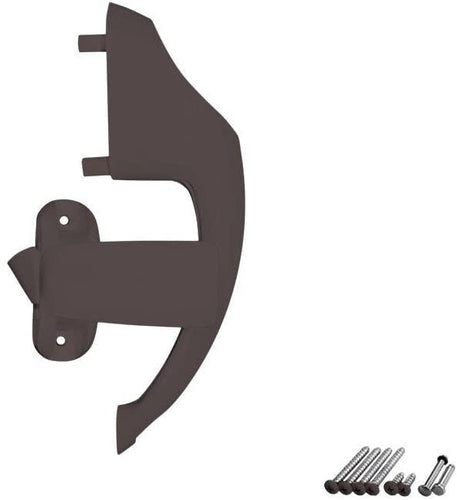 Designer Storm And Screen Door Handle And Latch Kit - Bronze-Greenstar-SP-LHK-1101423