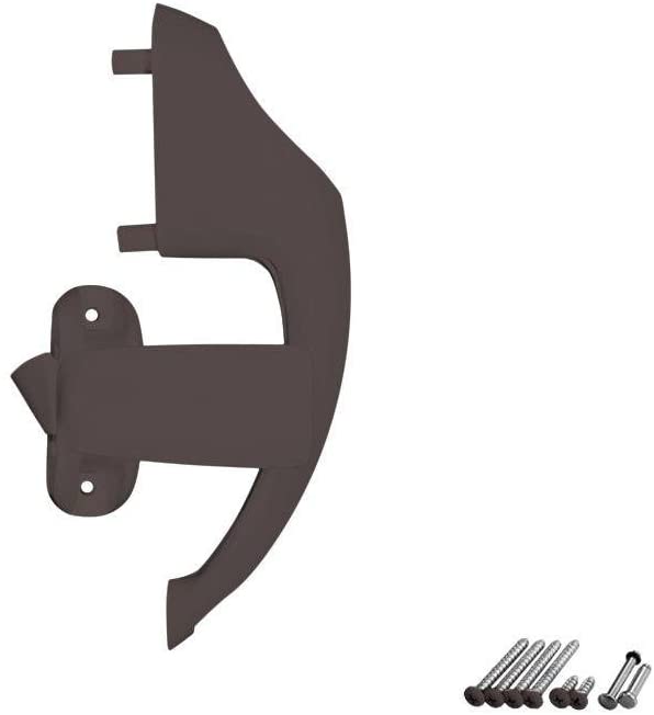 Designer Storm And Screen Door Handle And Latch Kit - Bronze-Greenstar-SP-LHK-1101423