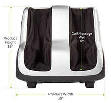 Load image into Gallery viewer, Human Touch Reflex-4&quot; Foot &amp; Calf Shiatsu Massager with Patented Figure-8 Technology