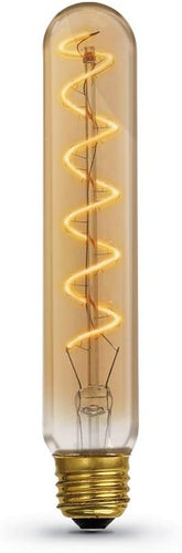 Feit Electric - “Original” Exposed Filament Vintage Clear Glass LED Soft White Dimmable Light Bulb