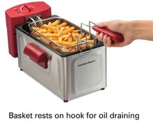 Load image into Gallery viewer, Hamilton Beach Professional Style Deep Fryer, Red