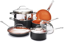 Load image into Gallery viewer, Gotham Steel Ultimate 15 Piece All in One Chef’s Kitchen Set with Non-Stick Ti-Cerama Copper Coating – Includes Skillets, Stock Pots, Deep Fry Basket and Shallow Square Pan