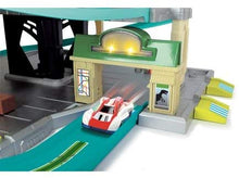 Load image into Gallery viewer, Action Packed and Thrilling AF Ultimate Dino City Garage,with 5 Die-Cast Vehicles Included,Lights and Sounds,Standing Over 3 Feet Tall and Storing up to 50 Die-Cast Vehicles,Great Gift Idea