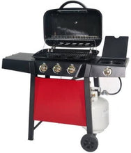Load image into Gallery viewer, RevoAce 3-Burner LP Gas Grill with Side Burner, Red Sedona