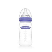 Load image into Gallery viewer, Lansinoh mOmma Breastmilk Feeding Bottle with NaturalWave Nipple, 1 Count, 8 Ounce, Medium Flow Nipple, Soft Silicone Nipple, Collapse Resistant, Anti-Colic, BPS and BPA Free