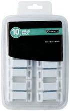 Load image into Gallery viewer, Liberty C080X1L-W-U1 Economy Magnetic Cabinet Catch with Strike, 10-Pack