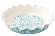 Load image into Gallery viewer, The Pioneer Woman Flea Market Decorated 9" Ruffle Top Pie Plate and 2.3 Quart Ruffle Top Bakeware