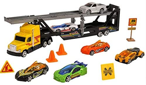 Adventure Force 12-Piece Die-Cast Vehicle Transporter Set