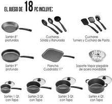 Load image into Gallery viewer, Cookware Sets Pots and Pans ,Kitchen Cookware Set Non Stick 18 Pieces