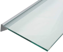Load image into Gallery viewer, Wallscapes GL12020CLKIT Glacier 8" x 48" 3/8", Clear Glass Shelf Kit