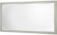 Load image into Gallery viewer, Home Decorators Collection Gazette 60 in. W x 31 in. H Single Framed Wall Mirror in Grey