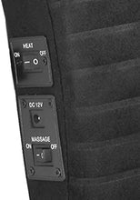 Load image into Gallery viewer, Comfort Products Massage Lumbar Cushion with Heat, Black