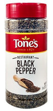 Load image into Gallery viewer, Tones Restaurant Black Pepper, 8 oz