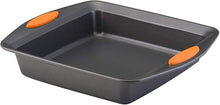 Load image into Gallery viewer, Rachael Ray 54074 Yum -o! Nonstick Bakeware Baking Pan/Nonstick Cake Pan, Square - 9 Inch, Gray