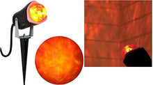 Load image into Gallery viewer, Gemmy Lightshow Fire &amp; Ice Kaleidoscope Projection Red &amp; Yellow Spotlight