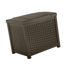 Load image into Gallery viewer, Suncast SSW900 Wicker Deck Box, 22 Gallon