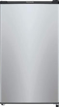 Load image into Gallery viewer, FFPE3322UM 19&quot; Compact Refrigerator with 3.3 cu. ft. Total Capacity Adjustable Glass Shelves Reversible Door and Chill Zone in Silver Mist