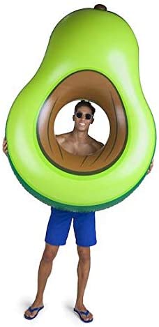 BigMouth Inc Giant Inflatable Avocado Pool Float, Durable Fun Pool Tube with Patch Kit Included