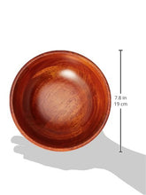 Load image into Gallery viewer, Lipper International 273-4 Cherry Finished Footed Serving Bowls for Fruits or Salads, Small, 7" Diameter x 2.75" Height, Set of 4 Bowls
