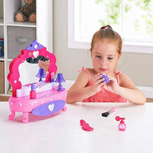 Load image into Gallery viewer, Kid connection Pretend to Play Kids Vanity Set with Mirror and Accessories